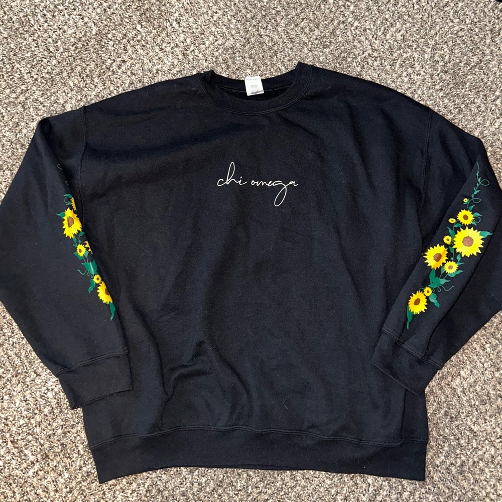 Chi Omega sunflower sweatshirt